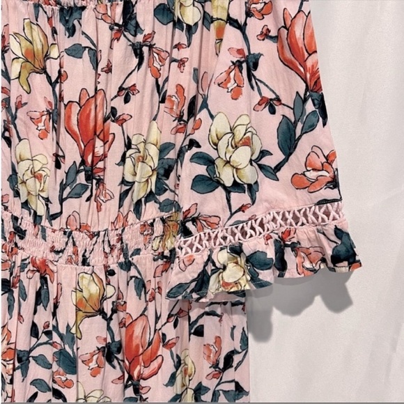 Lulus Hello Darling Pink Floral Off the Shoulder Dress - Picture 11 of 13